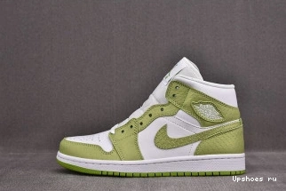 Mid DV2959-113 Jordan 1 Python (W) Green  1125